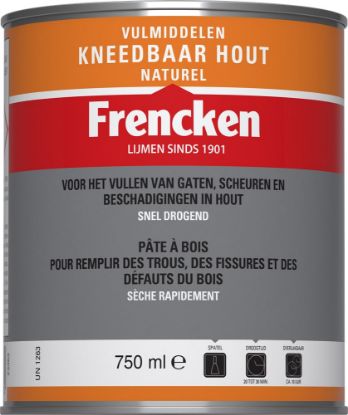 Afbeeldingen van Kneedbaar hout naturel 750ML