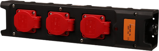 Afbeeldingen van KELFORT Stekkerdoos 3x met deksel NY