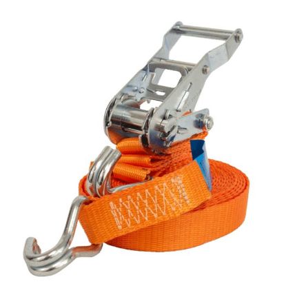 Afbeeldingen van Sjorband 2-delig oranje 25MM 5M