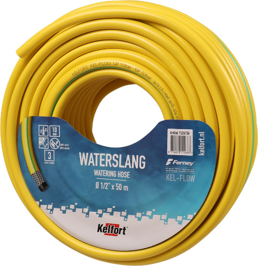 Afbeeldingen van KELFORT Waterslang 3-laags ½" 50M 10BAR
