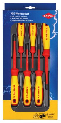 Afbeeldingen van KNIPEX Schroevendraaier set VDE 002012V03 6x