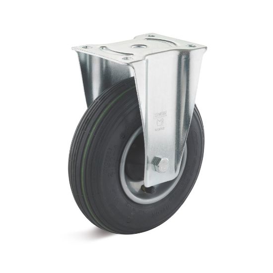 Afbeeldingen van TORWEGGE Bokwiel luchtband met plaat LRS1 230X65MM h=255MM 130kg