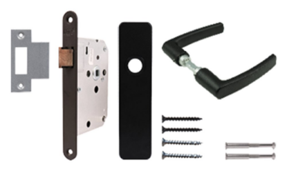 Afbeeldingen van OXLOC Loopslotset blokmodel aluminium zwart 38-42MM