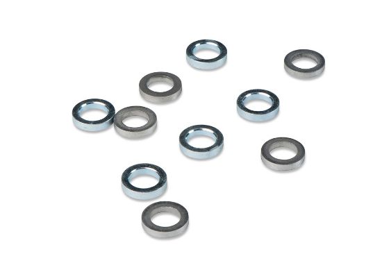 Afbeeldingen van DX Ring messing VZ t.b.v. kogelstiftpaumelle