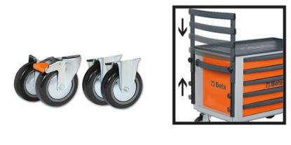 Afbeeldingen van BETA Wielenset + handgreep 2300ST/KIT t.b.v. C23ST