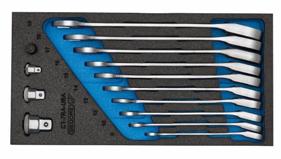 Afbeeldingen van GEDORE Ringratelsteeksleutelset 1500 CT1-7 URA in CT module 14x