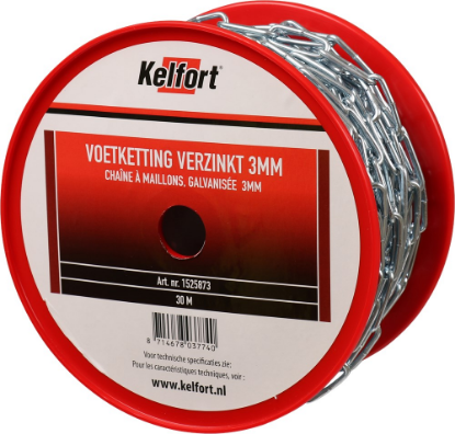 Afbeeldingen van KELFORT Voetketting EV 30M 3MM