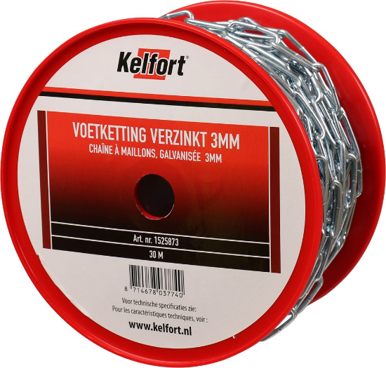 Afbeeldingen van KELFORT Voetketting EV 30M 3MM