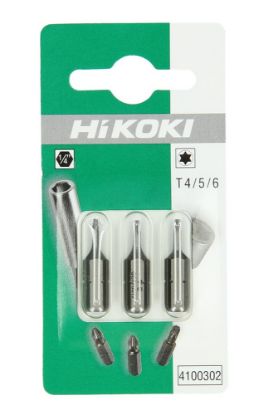 Afbeeldingen van Bit ¼" TORX combi T4 / T5 / T6 - 25MM 3x