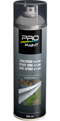 Afbeeldingen van PRO-PAINT Zinkspray 97% MAT 500ML