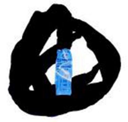 Afbeeldingen van ELLERsling Rondstrop zwart 1M werklengte 0,5M 2ton