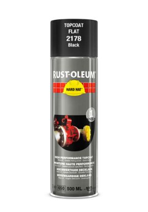Afbeeldingen van RUST-OLEUM Deklaag zwart mat RAL9005 500ML