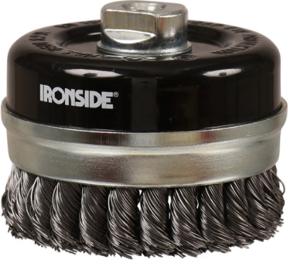 Afbeeldingen van IRONSIDE Staaldraadborstel getordeerd M14 100MM