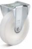 Afbeeldingen van TORWEGGE Bokwiel PP wit met plaat 150X45MM h=185MM 300kg
