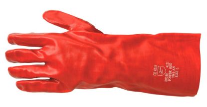 Afbeeldingen van Werkhandschoen PVC zuurbestendig lang