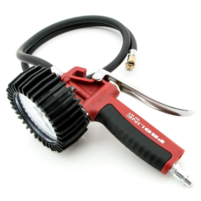 Afbeeldingen van Bandenblazer lux + manometer 0-10bar