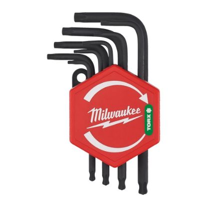 Afbeeldingen van MILWAUKEE Inbussleutelset TORX compact L-vormig 9x