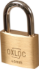 Afbeeldingen van OXLOC Cilinderhangslot EV messing laag 40MM KD40