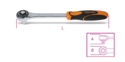 Afbeeldingen van BETA Ratel ½" 72 tands 920/50