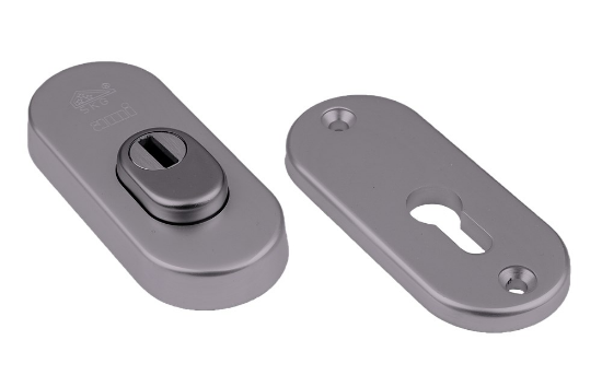 Afbeeldingen van Veiligheidsrozet ovaal rozet F1 ALU kerntrek