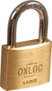 Afbeeldingen van OXLOC Cilinderhangslot EV messing laag 40MM KA4001