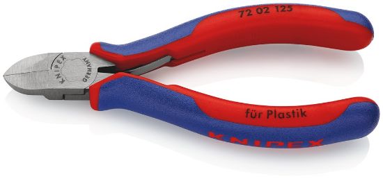 Afbeeldingen van KNIPEX Zijsnijtang kunststof 7202125 125MM