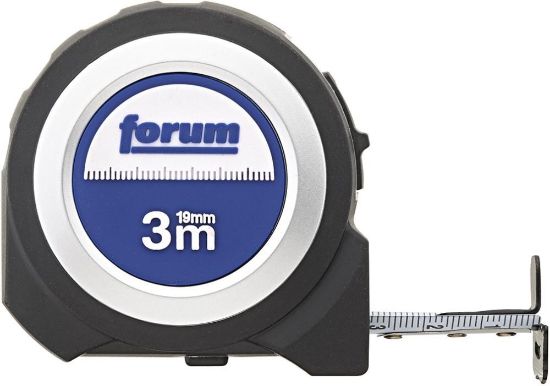 Afbeeldingen van FORUM Zakrolmaat staalband 19MM 3M