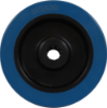 Afbeeldingen van KELFORT Wiel blauw rubber rollager en velg 125MM