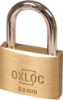 Afbeeldingen van OXLOC Cilinderhangslot EV messing laag 50MM KA5004