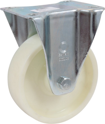 Afbeeldingen van KELFORT Bokwiel EV wit polyamide 150MM met rollager 250kg