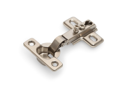 Afbeeldingen van DX Inboorkastscharnier 95° opliggend staal vernikkeld 26MM