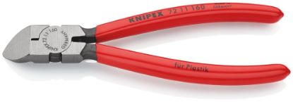 Afbeeldingen van KNIPEX Zijsnijtang kunststof 7211160 45° 160MM
