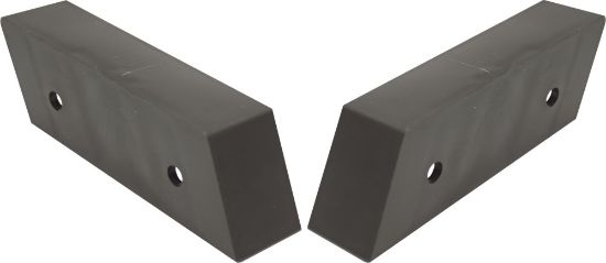 Afbeeldingen van KELFORT Afdekkap set zwart 1xL + 1xR Magnus trap