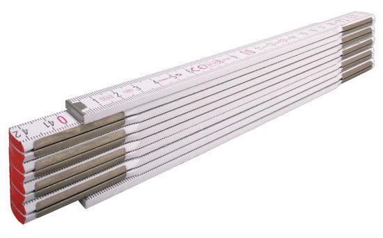 Afbeeldingen van STABILA Duimstok 1607 hout wit 2M