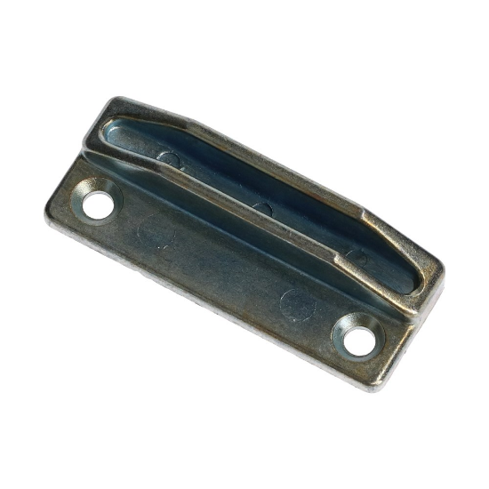 Afbeeldingen van Sluitplaat v.Raamsl. Zamak Geg. Vlak