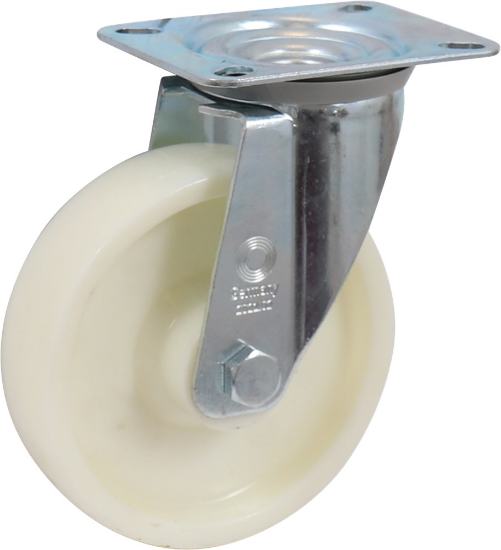 Afbeeldingen van KELFORT Zwenkwiel wit EV met rollager 125MM