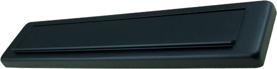 Afbeeldingen van OXLOC Briefplaat aluminium zwart ovaal valklep