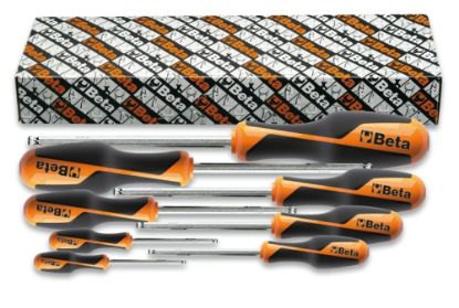 Afbeeldingen van BETA Schroevendraaierset kogelkop 8x 1266BP/S8