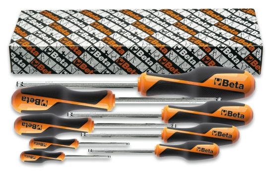Afbeeldingen van BETA Schroevendraaierset kogelkop 8x 1266BP/S8