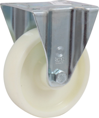 Afbeeldingen van KELFORT Bokwiel EV wit polyamide 125MM met rollager 150kg