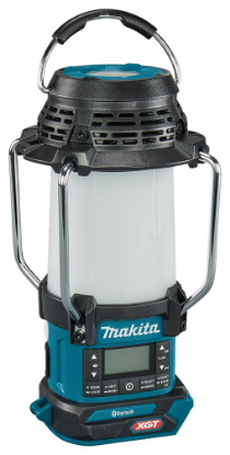 Afbeeldingen van Camping lamp MR009GZ met radio Blu 40V Max 