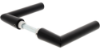 Afbeeldingen van OXLOC Deurkruk haaks-model Nice aluminium zwart 53-57MM