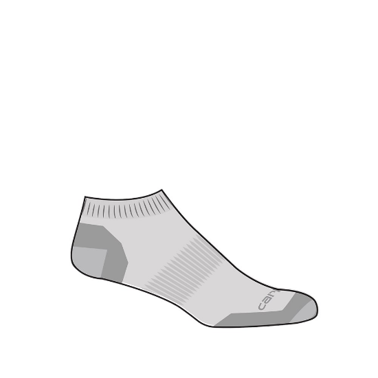 Afbeeldingen van CARHARTT Sokken laag katoen 802226 grijs XL 3x