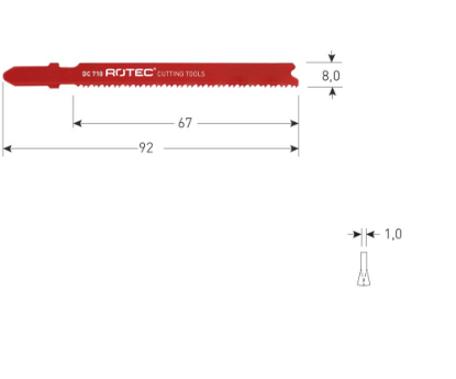 Afbeeldingen van ROTEC Decoupeerzaagblad DC710 5x