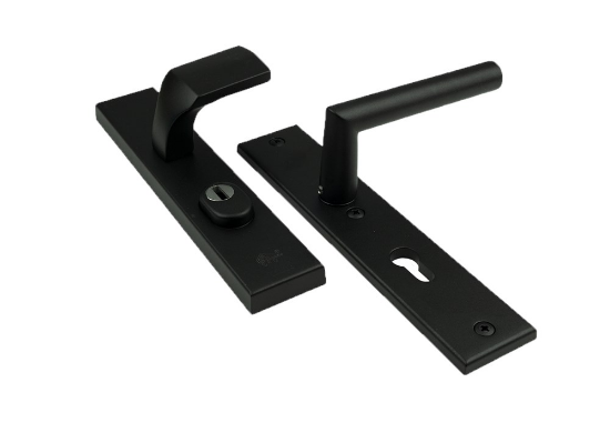 Afbeeldingen van Voordeurgarnituur PC92 KTB recht kruk 374