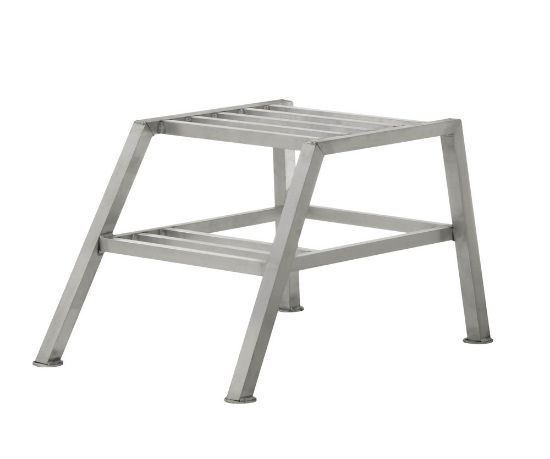 Afbeeldingen van SWINKO Stukadoorstrap aluminium gelast 2 tredes 49CM