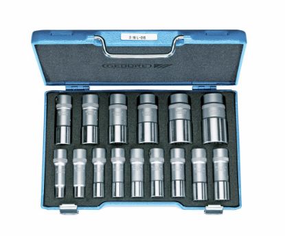 Afbeeldingen van GEDORE Dopsleutelset ½" D 19 L-015 UD-profiel 10-32MM 15x