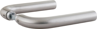 Afbeeldingen van OXLOC Veiligheidsdeurkruk L-model Breda RVS 37-42MM