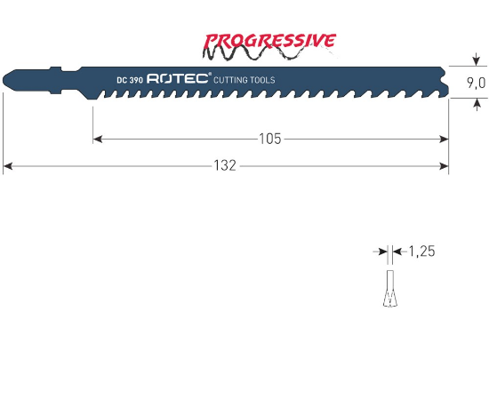 Afbeeldingen van ROTEC Decoupeerzaagblad DC390 / T367XHM 3x