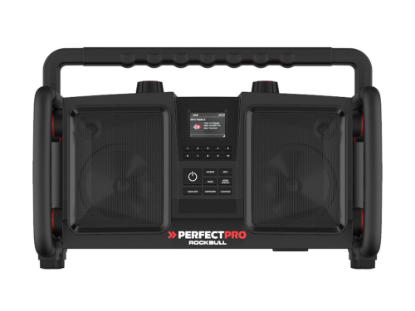 Afbeeldingen van PERFECTPRO Bouwradio ROCKBULL DAB+/FM/Bluetooth USB IP65